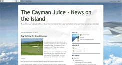 Desktop Screenshot of caymanjuice.blogspot.com