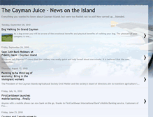 Tablet Screenshot of caymanjuice.blogspot.com