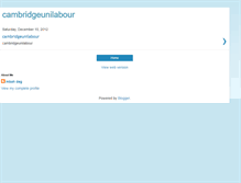 Tablet Screenshot of cambridgeunilabour.blogspot.com