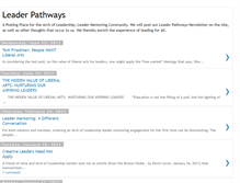 Tablet Screenshot of leadermentoring.blogspot.com