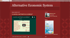 Desktop Screenshot of economicsystem.blogspot.com