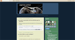 Desktop Screenshot of cognicionanimal.blogspot.com
