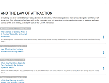 Tablet Screenshot of howdoesthelawofattractionwork.blogspot.com