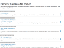Tablet Screenshot of hairstylecutideasforwomen.blogspot.com