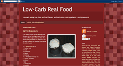 Desktop Screenshot of lowcarbrealfood.blogspot.com