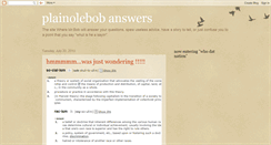 Desktop Screenshot of plainolebob2.blogspot.com