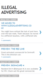 Mobile Screenshot of illegaladvertising.blogspot.com