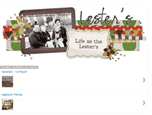 Tablet Screenshot of lifeasthelesters.blogspot.com