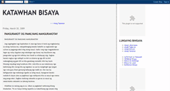 Desktop Screenshot of katawhanbisaya.blogspot.com