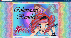 Desktop Screenshot of coloriages-renders-winx.blogspot.com