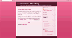 Desktop Screenshot of practicetest-idrivesafely.blogspot.com