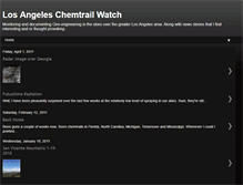 Tablet Screenshot of lachemtrailwatch.blogspot.com