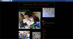 Desktop Screenshot of muchcryandlittlewool.blogspot.com