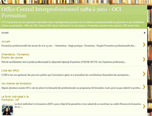 Tablet Screenshot of oci-formation.blogspot.com