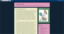 Desktop Screenshot of popularjane.blogspot.com