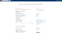 Desktop Screenshot of lagunabeachproject.blogspot.com
