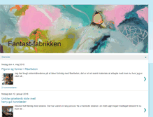 Tablet Screenshot of fantast-fabrikken.blogspot.com