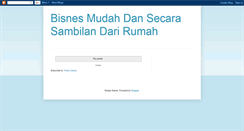 Desktop Screenshot of bisnescarirezekihalaldarirumah.blogspot.com