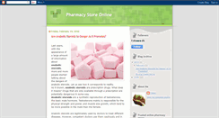 Desktop Screenshot of pharmacystoreonline.blogspot.com