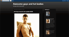 Desktop Screenshot of hotsweetmen.blogspot.com