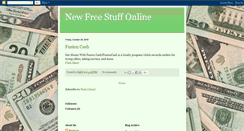 Desktop Screenshot of newfreestuffonline.blogspot.com