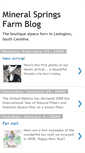 Mobile Screenshot of mineralspringsfarm.blogspot.com