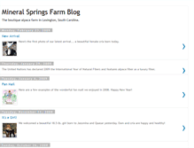 Tablet Screenshot of mineralspringsfarm.blogspot.com