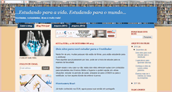 Desktop Screenshot of estudandoparaomundo.blogspot.com