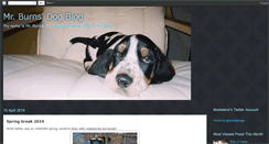 Desktop Screenshot of mrburnsdogblog.blogspot.com