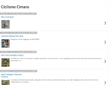 Tablet Screenshot of ciclismocimans.blogspot.com