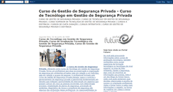 Desktop Screenshot of cursodegestaodesegurancaprivada.blogspot.com