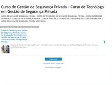 Tablet Screenshot of cursodegestaodesegurancaprivada.blogspot.com