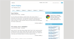 Desktop Screenshot of hilmiridho.blogspot.com