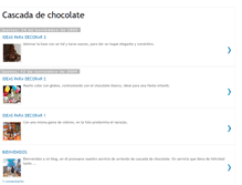 Tablet Screenshot of cascada-de-chocolate.blogspot.com