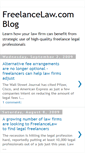 Mobile Screenshot of freelancelaw.blogspot.com