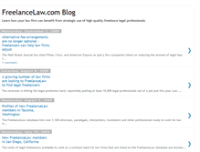 Tablet Screenshot of freelancelaw.blogspot.com