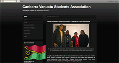 Desktop Screenshot of canberra-vanuatustudents.blogspot.com