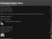 Tablet Screenshot of paranaenserodeioshow.blogspot.com