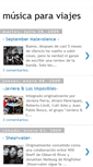 Mobile Screenshot of musicaparaviiajes.blogspot.com