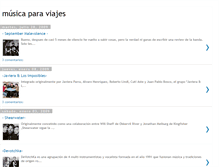 Tablet Screenshot of musicaparaviiajes.blogspot.com
