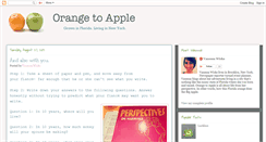 Desktop Screenshot of orangestoapple.blogspot.com