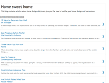Tablet Screenshot of my-sweethomedesign.blogspot.com