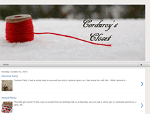 Tablet Screenshot of corduroyscloset.blogspot.com