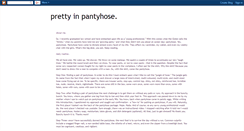 Desktop Screenshot of prettyinpantyhose.blogspot.com