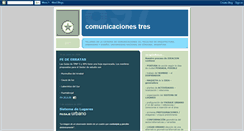 Desktop Screenshot of comunicacionestres.blogspot.com