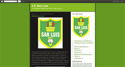 Desktop Screenshot of iesanluis.blogspot.com