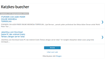 Tablet Screenshot of katzkes-buecher.blogspot.com