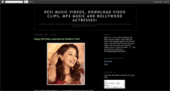 Desktop Screenshot of desi-music-videos.blogspot.com