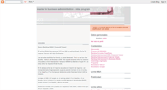 Desktop Screenshot of mastermba.blogspot.com