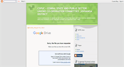 Desktop Screenshot of cspuc.blogspot.com